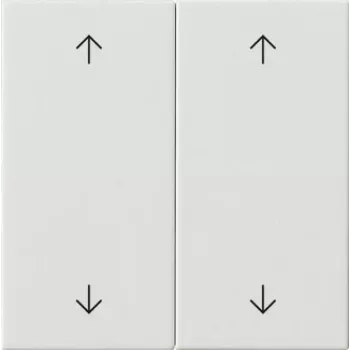 Bouton Gira 2 postes blanc pur 538703