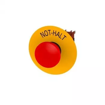 Bouton-poussoir coup de poing d'arrêt d'urgence Siemens 3SB22031AC01, montage 16 mm, rouge, 1NO+1NC
