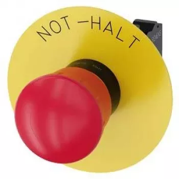 Siemens SIRIUS ACT Bouton-poussoir d'arrêt d'urgence, 22mm, champignon rouge, 1NC, déverrouillage par traction, borne à vis 3SU11001HB203CH0