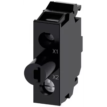 SIEMENS Module LED avec LED intégrée, rouge, 24 V AC/DC, borne à vis, SIRIUS ACT 3SU14012BB201AA0