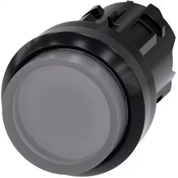 Siemens SIRIUS ACT 3SU1001-0BB70-0AA0 élément frontal de bouton-poussoir lumineux, plastique, transparent