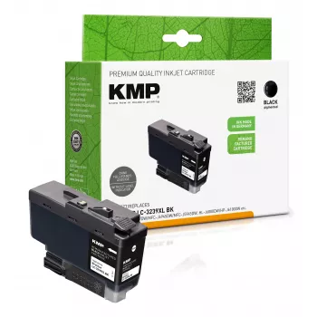Cartouche d'encre noire compatible KMP pour Brother LC-3239XLBK (1543.4001)