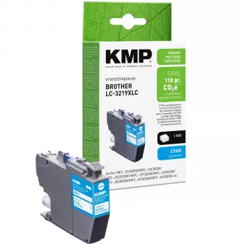 Cartouche d'encre cyan grande capacité KMP 1538,4003 compatible avec Epson T0712