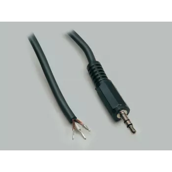 Connecteur jack stéréo 3,5 mm BKL Electronic 1101052, 3 pôles, métal, à souder, 1 pièce