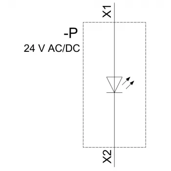 Module LED SIEMENS SIRIUS ACT avec LED intégrée, 24V AC/DC, jaune (3SU14012BB301AA0)