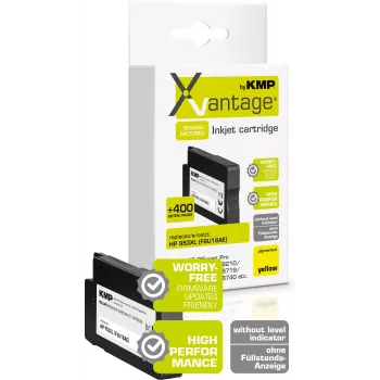 Cartouche d'encre pigmentée jaune KMP XVantage compatible avec HP 953XL (F6U18AE) 1748,4089