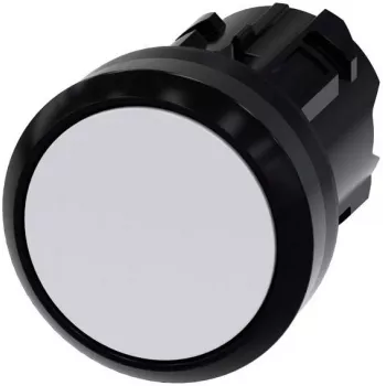 Élément frontal de bouton-poussoir Siemens SIRIUS ACT 3SU1000-0AA60-0AA0, plastique, blanc