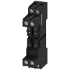 Socle de relais Siemens LZS:RT78725 pour relais SIRIUS RT Series 15mm, bornes à vis, montage sur rail DIN, noir