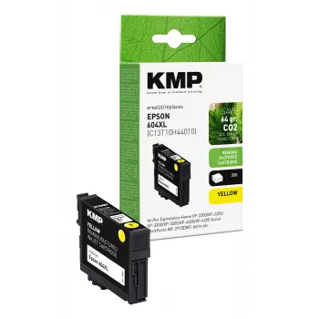 Cartouche d'encre jaune KMP compatible avec Epson T10H4 (1662,4009)