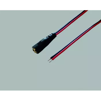 Câble de connexion basse tension BKL Electronic 075159 DC 5,5 x 2,1 mm vers extrémité ouverte 30 cm