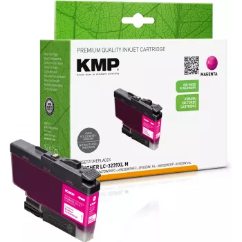 Cartouche d'encre magenta KMP compatible avec brother LC-3239XLM (1543,4006)