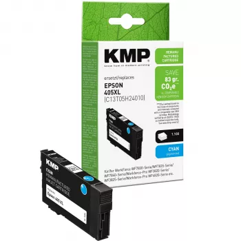 Cartouche d'encre cyan compatible KMP 1656,4003 (équivalent Epson 16XL, grande capacité)