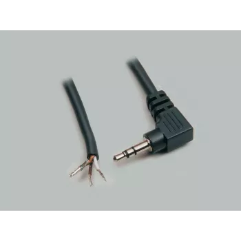 Connecteur jack stéréo 3,5 mm BKL Electronic 1101054, 3 pôles, raccordement à souder, boîtier métallique
