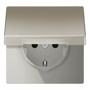 Prise SCHUKO JUNG ES1521KL avec couvercle rabattable