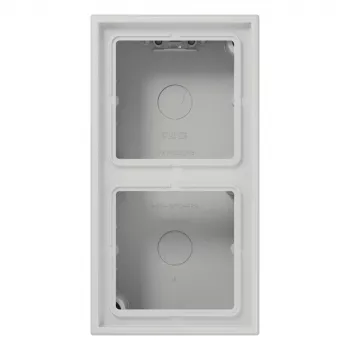 Boîtier en saillie 2 postes JUNG LS582ALG gris clair