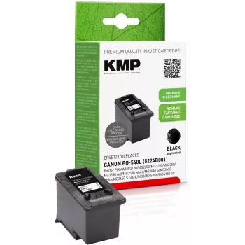 Cartouche d'encre noire KMP compatible avec Canon PG-540L (1516,4401)
