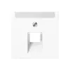 Plaque de recouvrement JUNG A 500 pour raccordement IAE/UAE, blanc pur A569-1NAPLUAWW