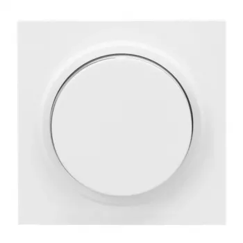 Busch-Jaeger Plaque centrale pour variateur avec bouton rotatif 6540-44M-102 2CKA006599A3053