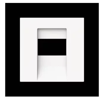 Busch-Jaeger future linear Plaque centrale 1766-44M pour prise TAE, blanc alpin 2CKA001710A4163