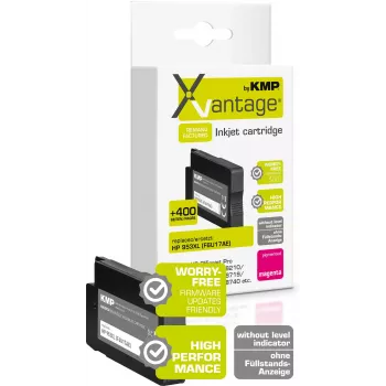 Cartouche d'encre pigmentaire magenta KMP XVantage compatible avec HP 953XL (F6U17AE) 1748,4086