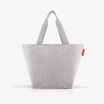 Sac de courses reisenthel shopper M, polyester cord, gris, 15 L, ZS7084
