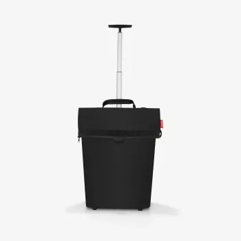 Chariot de courses Reisenthel trolley M, sac, 43 L, noir, polyester, 2 roues, NT7003