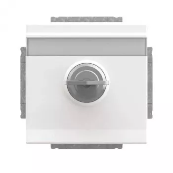 Prise encastrée SCHUKO BUSCH-JAEGER BJ 20 EUKNBSL-84-101 blanc studio Solo 2CKA002018A1564