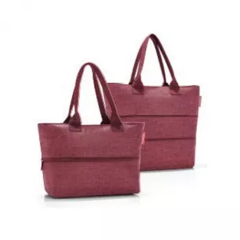 Sac de courses Reisenthel shopper e1 Twist Maroon, 12 L, RJ3104