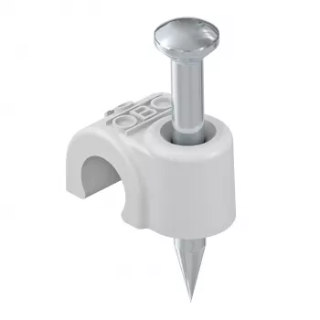 OBO BETTERMANN 2020 50 LGR Iso-Nagel-Clip 20 mm L50 PP gris clair RAL7035 2228416