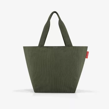 Sac de courses reisenthel Shopper M cord dark matcha, ZS5057 - capacité 15 litres