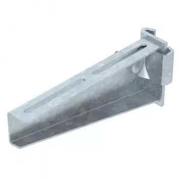 OBO Bettermann console en porte-à-faux AS 55, galvanisée à chaud, porte-à-faux 210 mm, profil 55x30 mm 6419286