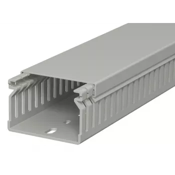 OBO Bettermann LK4 40060 goulotte de câblage PVC 40x60 mm, 2 m, gris 6178014