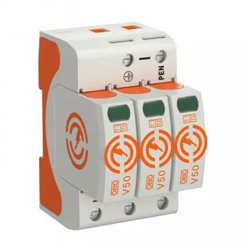 Parafoudre OBO V50-3-280 CombiController 3 pôles 280 V type 1+2 5093511