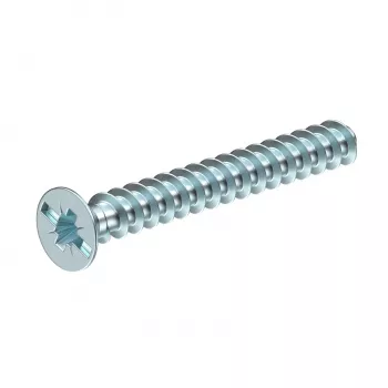 OBO Bettermann 2003271 Device Screw M4 x 10 mm Pozidriv PZ1 Pan Head Galvanized Steel 50 Pieces