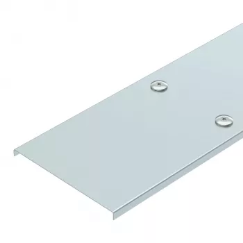 Couvercle en acier OBO Bettermann AZDMD 150 avec fermeture rotative pour goulotte AZ-Kleinkanal 150 mm de large, longueur 3000 mm, galvanisé 6080860
