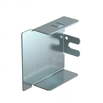Embout OBO Bettermann LKM 60x60 mm, acier, galvanisé en bande, clipsable, gauche/droite 6248284