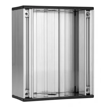 Grothe UPK 802 Flush-Mount Installation Box for 2 Pushbuttons, Single-Row, Grey 55882