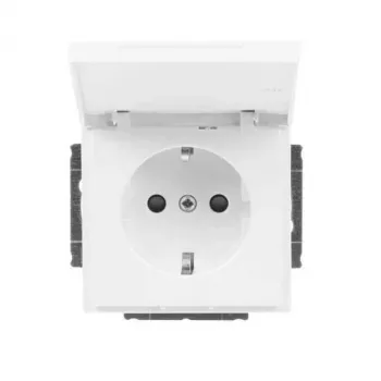Busch-Jaeger prise SCHUKO encastrable blanc studio 20 EUKBR-84 (2CKA002018A1529)