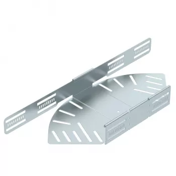 Coude horizontal réglable OBO Bettermann RB W 620 FS 600 mm, acier galvanisé à chaud 6037104