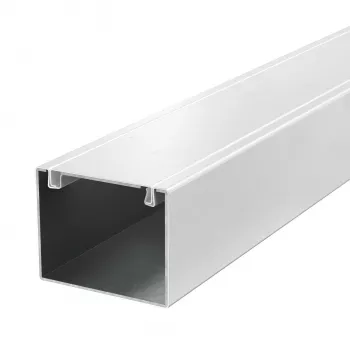 Chemin de câbles coupe-feu OBO BETTERMANN PLM D 0810 RW 80x100x2000 mm, acier galvanisé, blanc 7218010