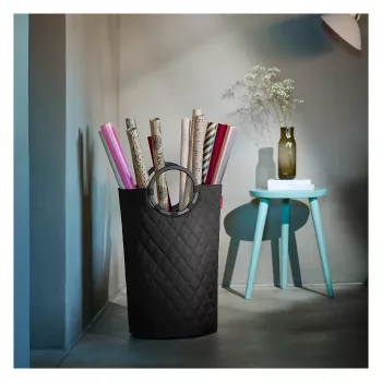 Panier à linge Reisenthel loophome M, aluminium/polyester, noir VS7071