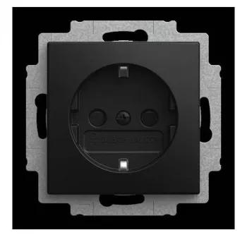 Module de prise SCHUKO BUSCH-JAEGER BJ 23 EUCB-915 Safety+ avec bornes à vis (2CKA002013A5543)