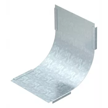 Couvercle pour coude vertical à 90° OBO Bettermann, largeur 200 mm, acier galvanisé en bande (7130813)