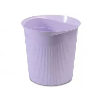 HAN Re-LOOP 13L Round Waste Bin, Pastel Purple, 100% PIR Recycled Plastic 18148-887