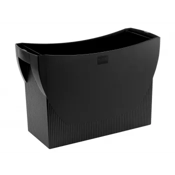 HAN SWING KARMA Suspension File Box, Plastic, Black, 100% Recycled, Holds 20 A4 Files 19008-13