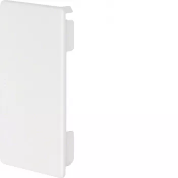 Pièce de finition HAGER sans halogène pour goulotte FB 60x110 mm blanc trafic FB6011069016