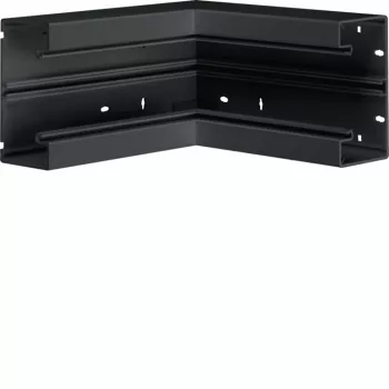 Angle intérieur HAGER BR6513049011 pour goulotte 65x130 mm, plastique, noir graphite RAL 9011