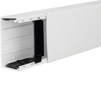 Goulotte de câblage résistante aux intempéries et stable aux UV Hager LFE6011009016 60x110 mm, 2 m, blanche