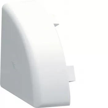 Hager End Cap Concealing EK4004069016 ABS for 40x40mm Cable Duct Traffic White