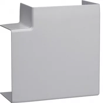 Angle plat 110x60 mm gris clair Hager LFF6011057035